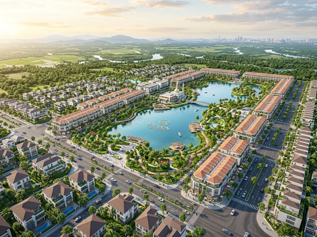Phối cảnh tổng thể đô thị