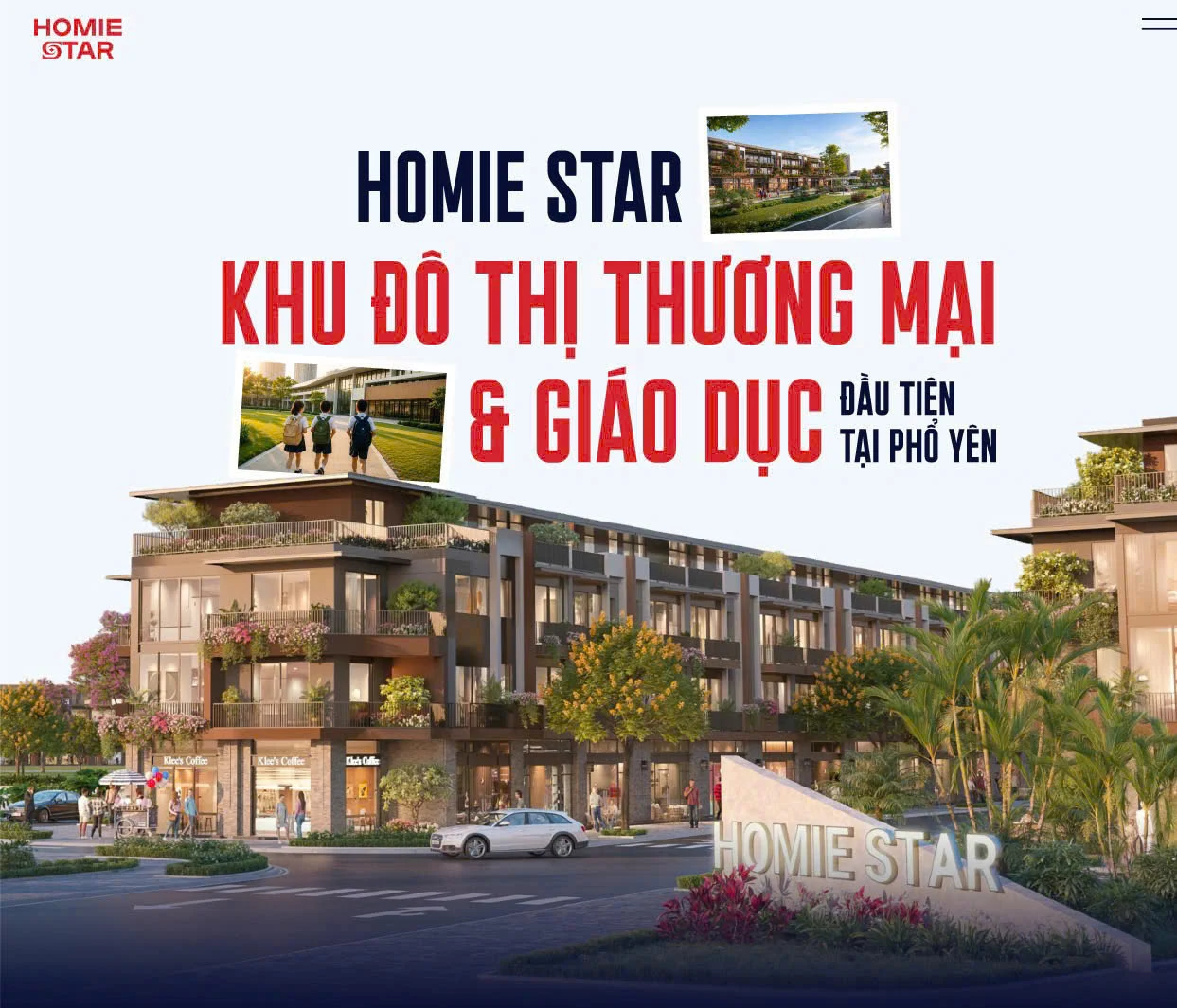 Phối Cảnh Không Gian Đô Thị Homie Star